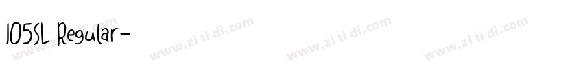 105SL Regular字体转换 105SL Regular字体转换
